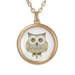 Wide Eyes Owl Necklace
