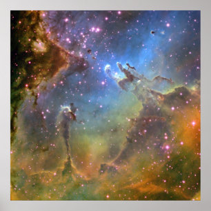 Wide-Field Image of the Eagle Nebula Poster