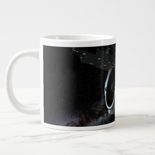 Wide-Field Infrared Survey Telescope Spacecraft Giant Coffee Mug (Left)
