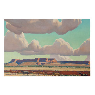 Wide Lands of the Navajo by Maynard Dixon  Faux Canvas Print