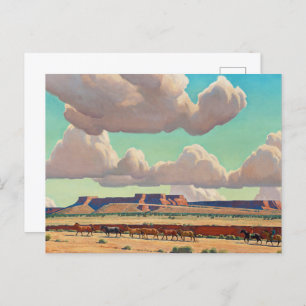 Wide Lands of the Navajo by Maynard Dixon Invitation Postcard