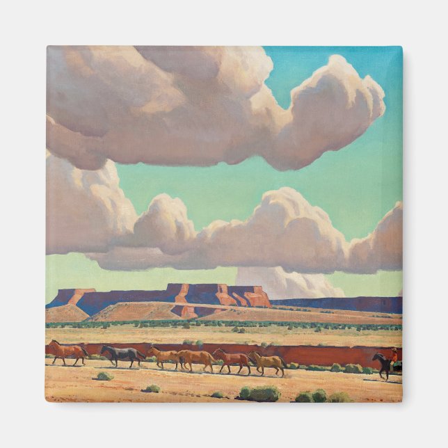 Wide Lands of the Navajo by Maynard Dixon  Magnet (Front)