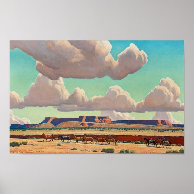 Wide Lands of the Navajo by Maynard Dixon  Poster (Front)