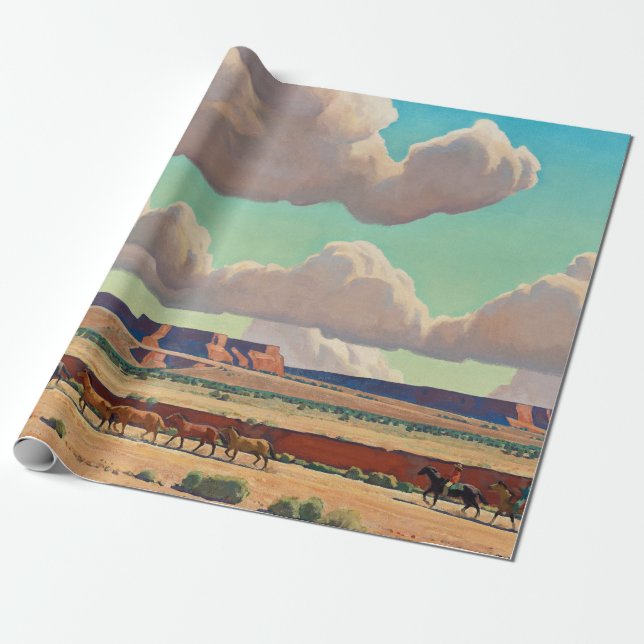 Wide Lands of the Navajo by Maynard Dixon  Wrapping Paper (Unrolled)