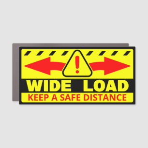 Wide Load sticker decal truck vehicle caution