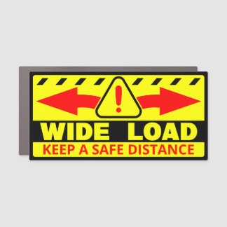 Wide Load sticker decal truck vehicle caution