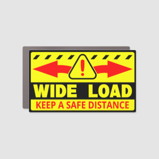 Wide Load sticker decal truck vehicle caution