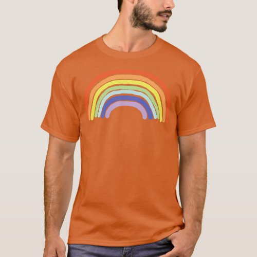 Wide Pale Rainbow T_Shirt