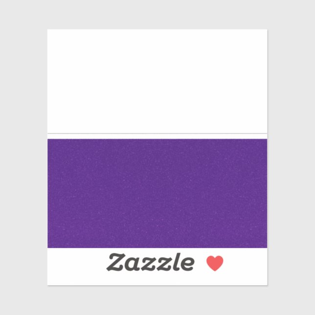 Wide Purple Noise Vinyl Sticker – Customizable (Sheet)