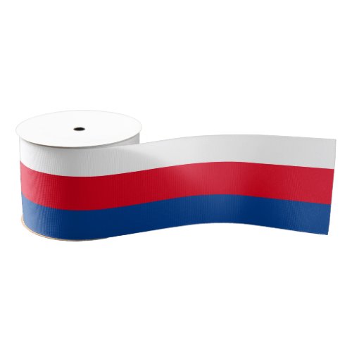 Wide Red White and Blue Grosgrain Ribbon