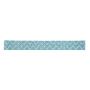 Wide Ribbon with blue medallions