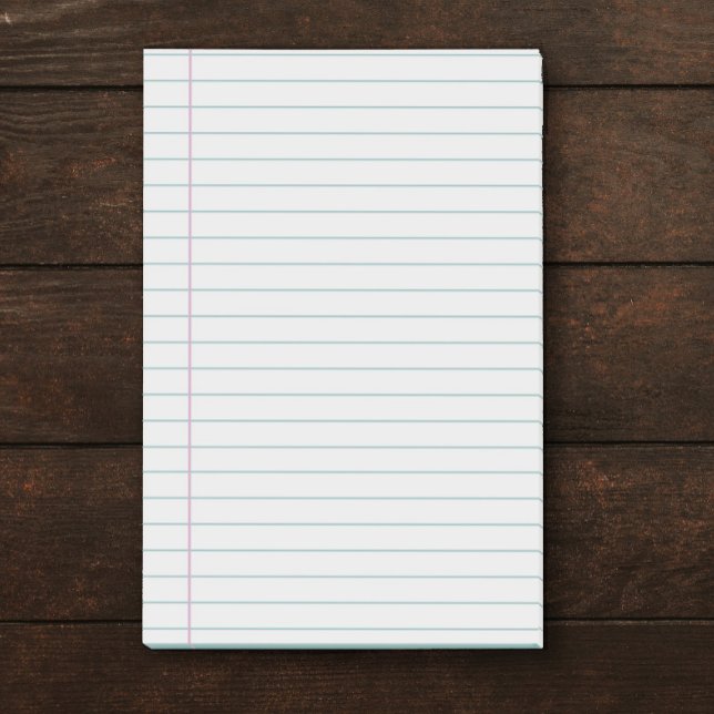 Wide Ruled Notebook Sticky Notes (Creator Uploaded)