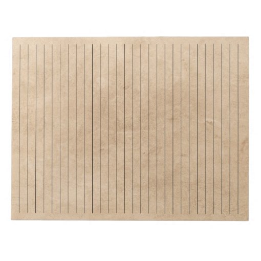 Wide Ruled Paper - Tan Vintage Paper Background Notepad | Zazzle