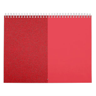 Wide Speckled Tomato Red Wall Calendar – Customize