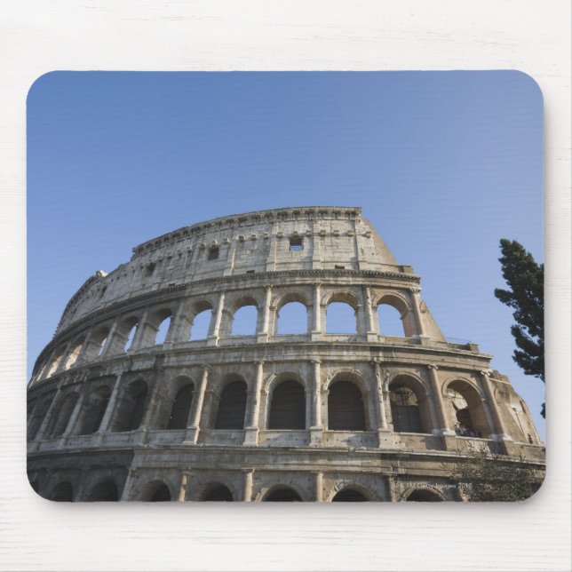 Wide view looking up at the Roman Colosseum with Mouse Pad (Front)
