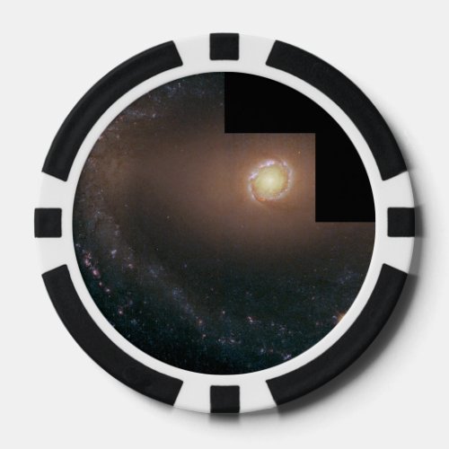 Wide view of Barred Spiral Galaxy NGC 1512 Poker Chips