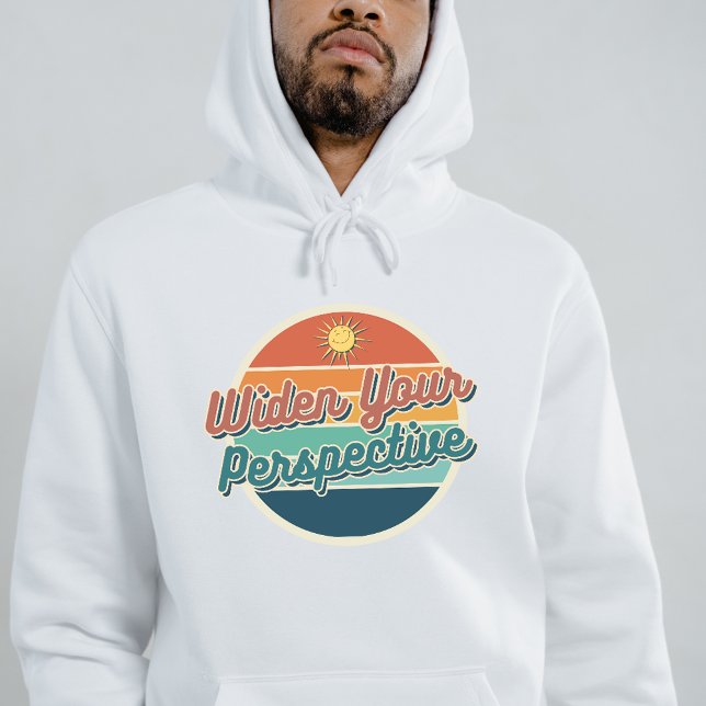 Widen Your Perspective Retro Hoodie (Creator Uploaded)