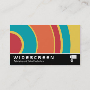 Widescreen 0431 - Colorful Circle 05 Business Card