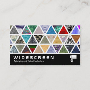 Widescreen 0435 - Triangular Textures Business Card