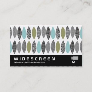 Widescreen 0449 - Textured Leaves 01 Business Card