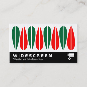 Widescreen 0452 - Retro Leaves 03 Business Card