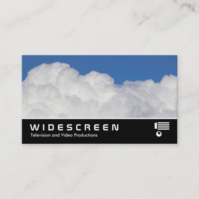 Widescreen 0477 - Cumulus Cloud II Business Card (Front)