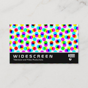 Widescreen 0494 - Color Halftone Pattern Business Card