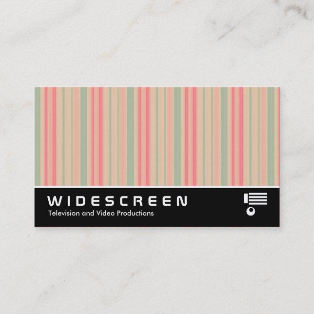 Widescreen 0500 - Stripes 310515 (05) Business Card (Front)
