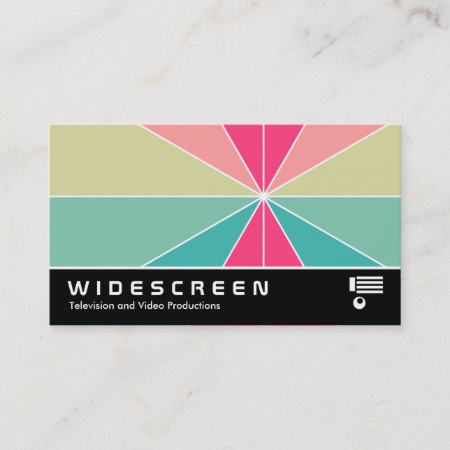 Widescreen 0521 - Color Segments 01 Business Card (Front)