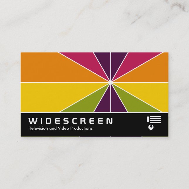 Widescreen 0522 - Color Segments 02 Business Card (Front)