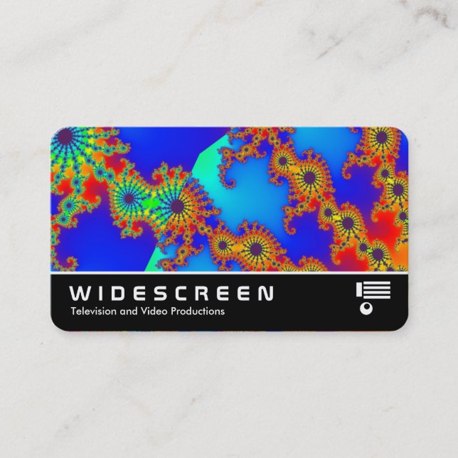 Widescreen 0535 - Fractal 120717 Business Card (Front)