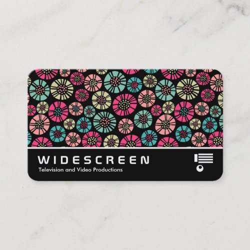 Widescreen 0557 _ Abstract Flowers 031023 Business Card