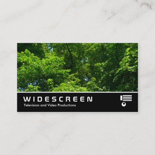 Widescreen 06 Trees Business Card Templates