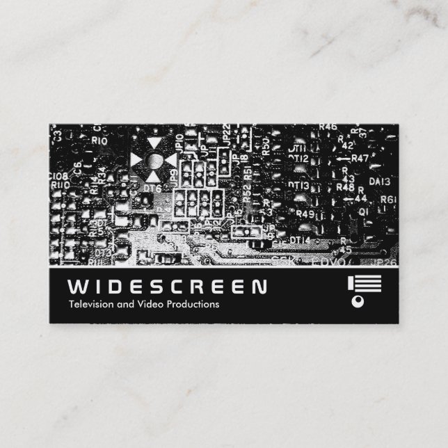 Widescreen 122 Circuitry Business Card (Front)