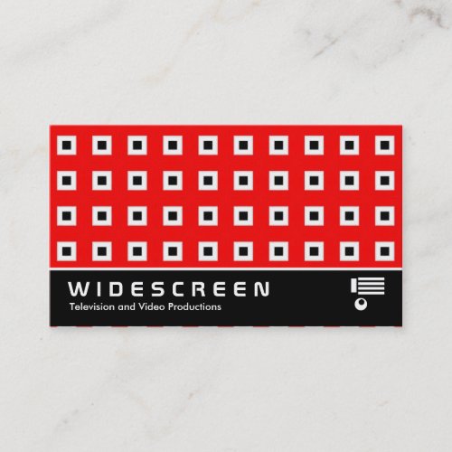 Widescreen 125 Squares Business Card Templates