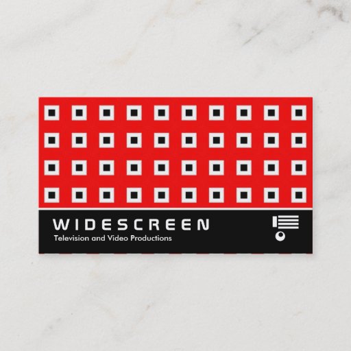 Customizable Widescreen 125 Squares Business Card Templates