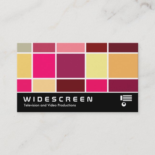 Widescreen 155 - Color Composition Business Card (Front)