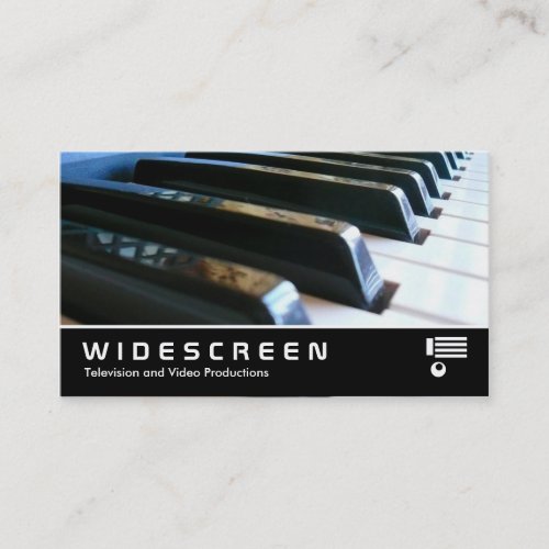 Widescreen 174 - Keyboard Business Card Templates