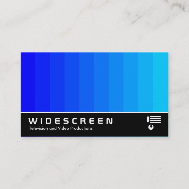 Widescreen 179 - Color Transition Business Card (Front)