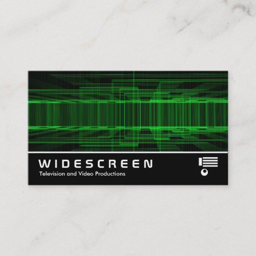 Widescreen 201 - Wire maze Business Card Template