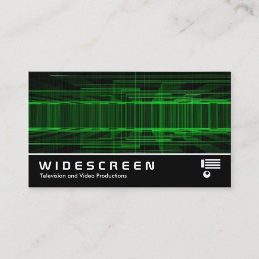 Customizable Widescreen 201 - Wire maze Business Card Template
