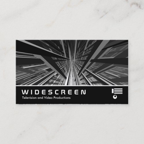 Widescreen 203 - Extreme Perspective II Business Card Templates