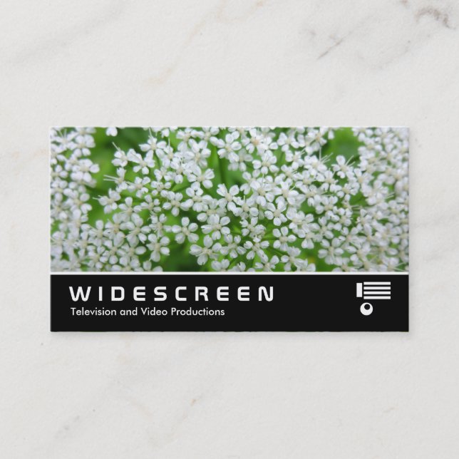 Widescreen 210 - Cow Parsley Business Card (Front)