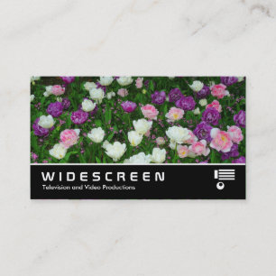 Widescreen 221 - Colorful Tulips Business Card