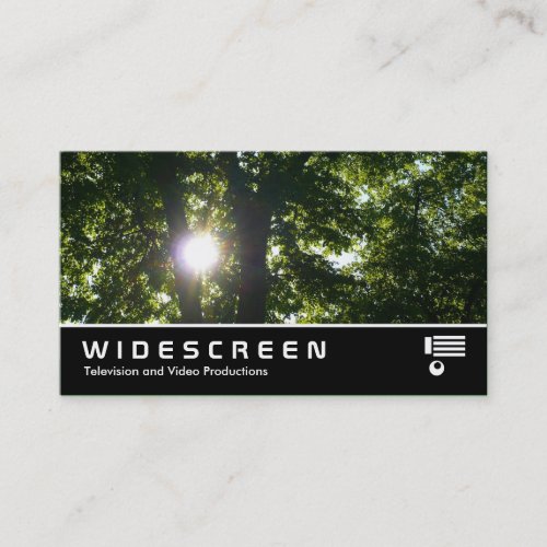 Widescreen 228 - Sun Through Trees Business Card