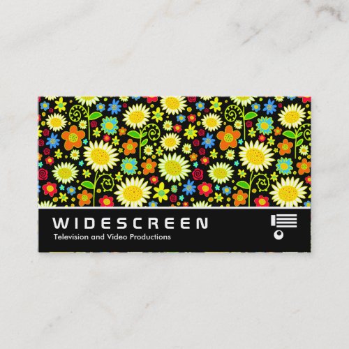 Widescreen 254 _ Spring Flowers Business Card