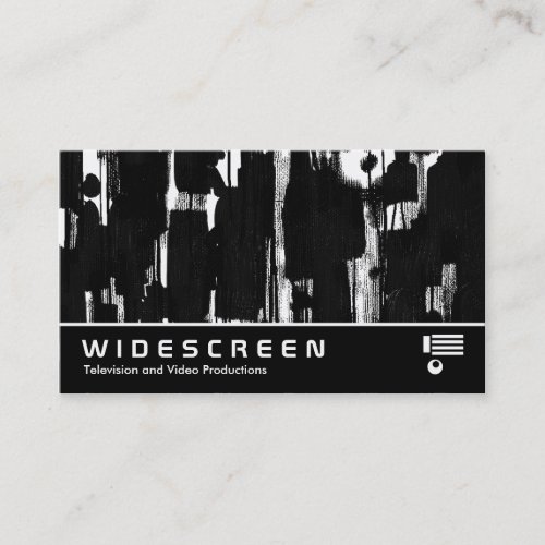 Widescreen 258 - Abstract in Black Business Cards