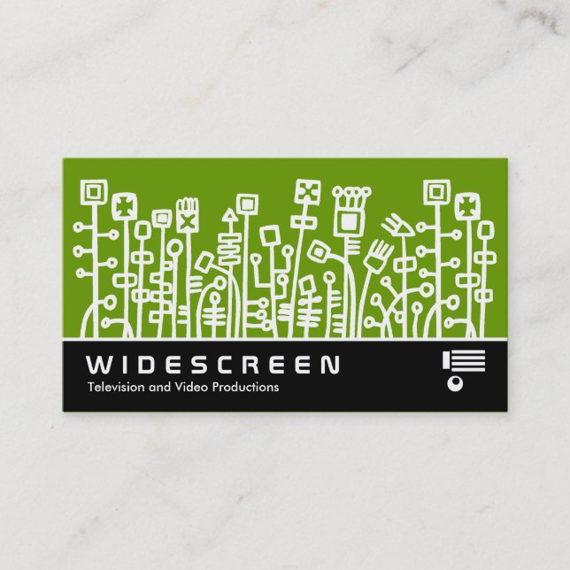 Widescreen 264 - Cyber Garden 06 Business Card (Front)