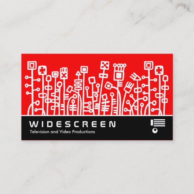 Widescreen 265 - Cyber Garden 07 Business Card (Front)