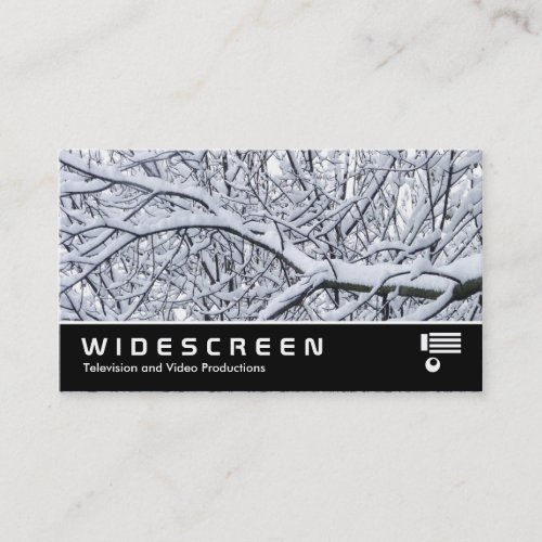 Widescreen 267 _ Snowy Branches Business Card
